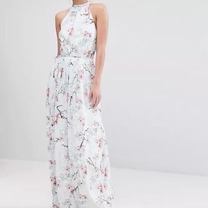 Ted Baker Elynor Oriental Blossom Maxi Dress Size 1